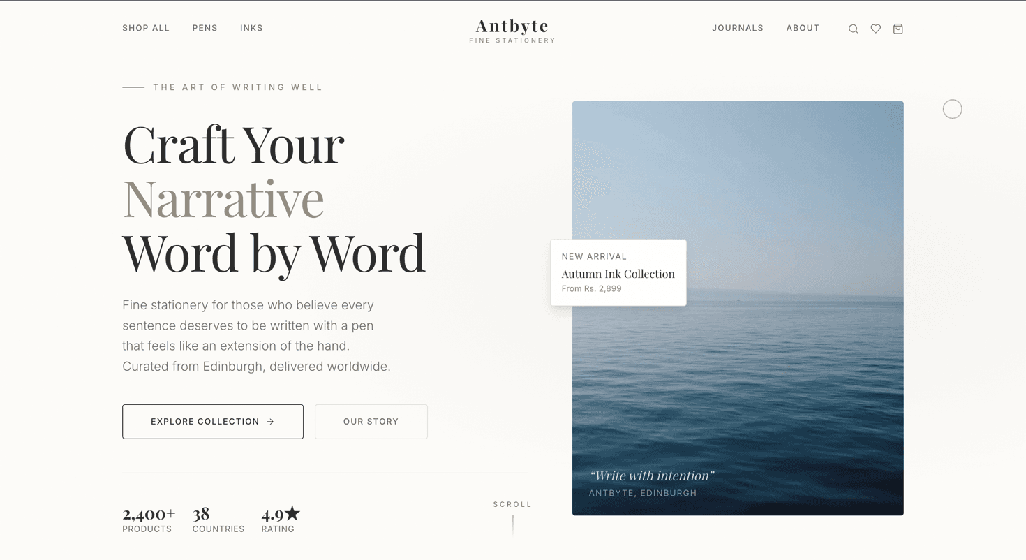 Why Luxury Brands Need a Premium Web Experience (Not Just a Pretty Site) - Industry Insights | AntByte Labs